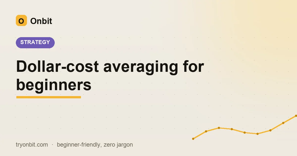 Dollar-cost averaging for beginners