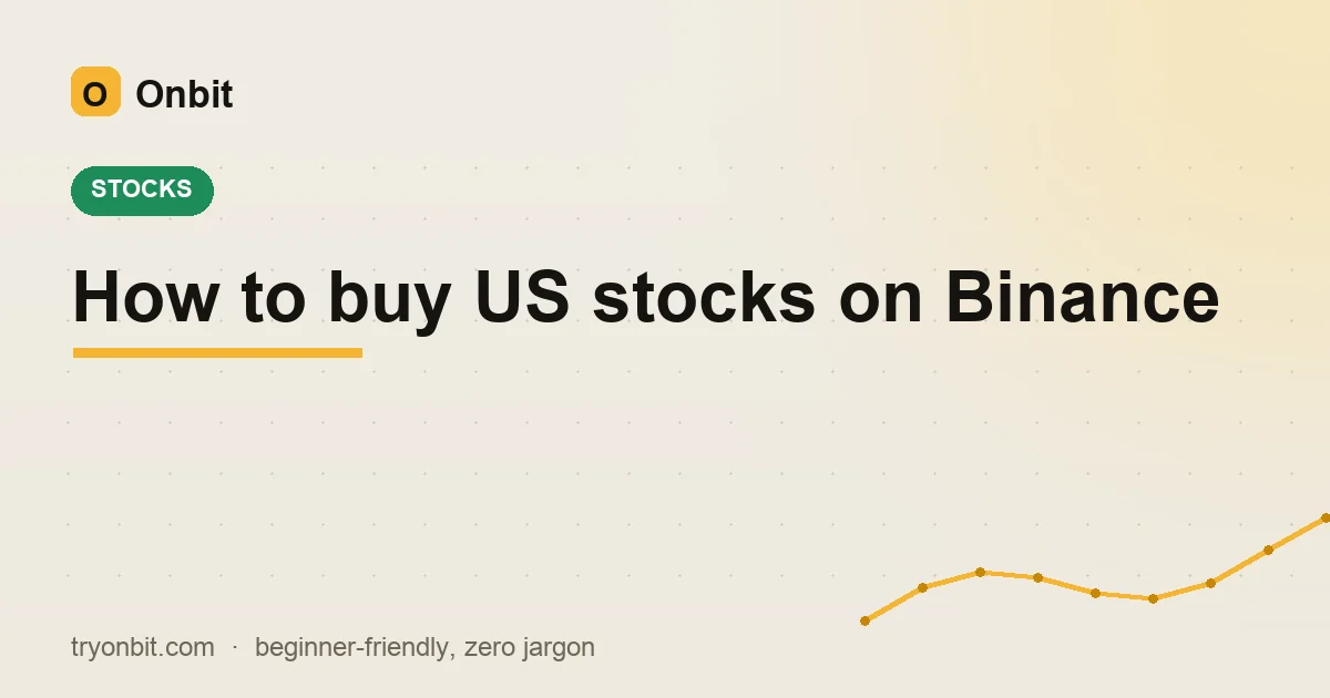 How to buy US stocks on Binance