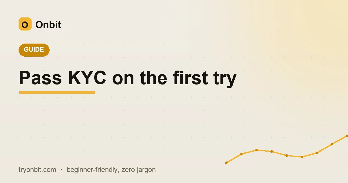 Pass KYC on the first try