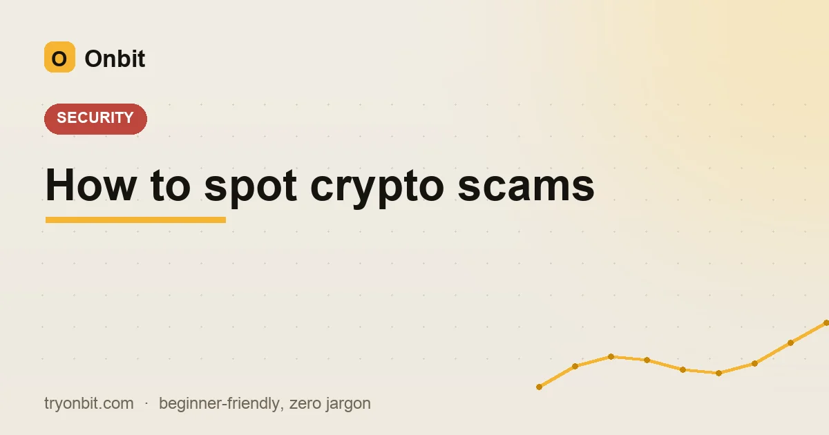 How to spot crypto scams