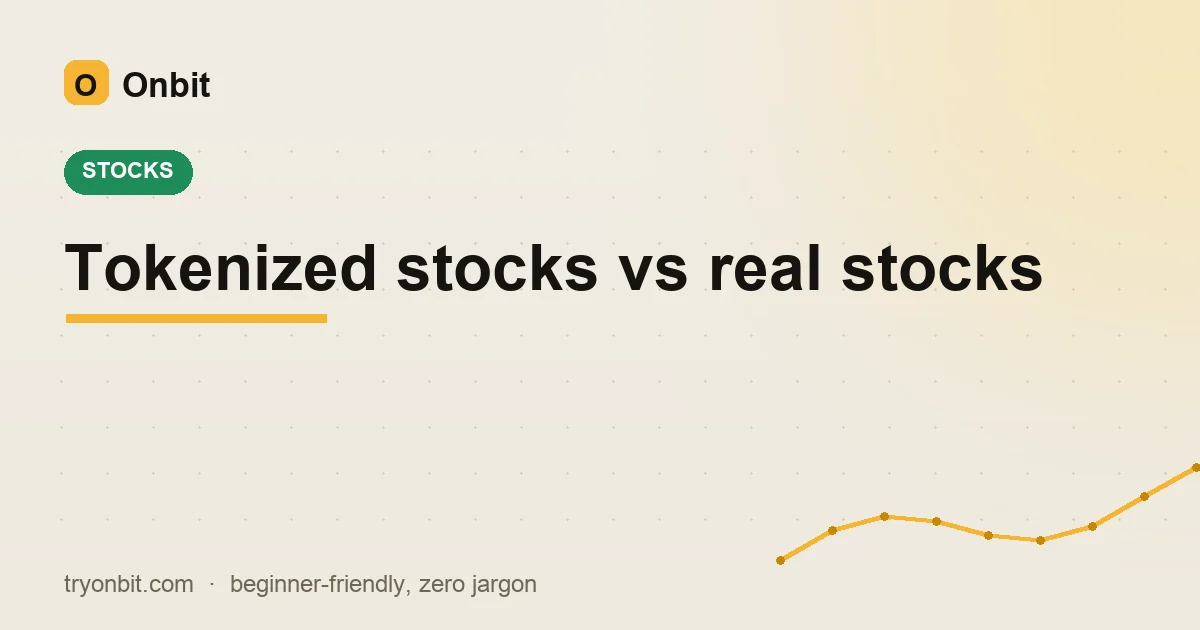Tokenized stocks vs real stocks